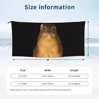 Rock Hyrax Photo Dassie Vampire Potato Beach Towel Soft Microfiber Quick Dry Absorbent Quick Towels For Yoga 2