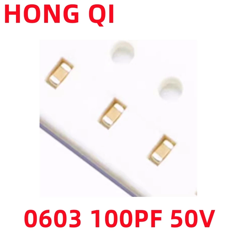 

100 шт. 0603 X7R 100PF 10% 50 в SMD конденсатор новый оригинальный