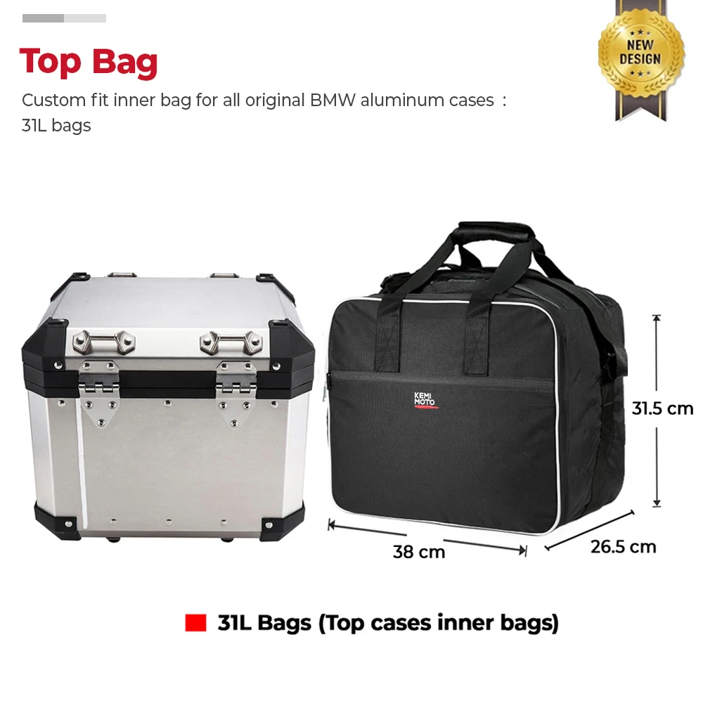31L/38L/45L Motorcycle Side Box Bag Waterproof Liner Bag