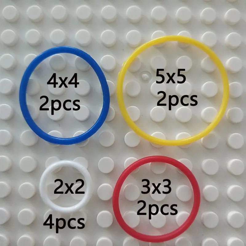 LEGO White Rubber Band Large 4 x 4 26mm