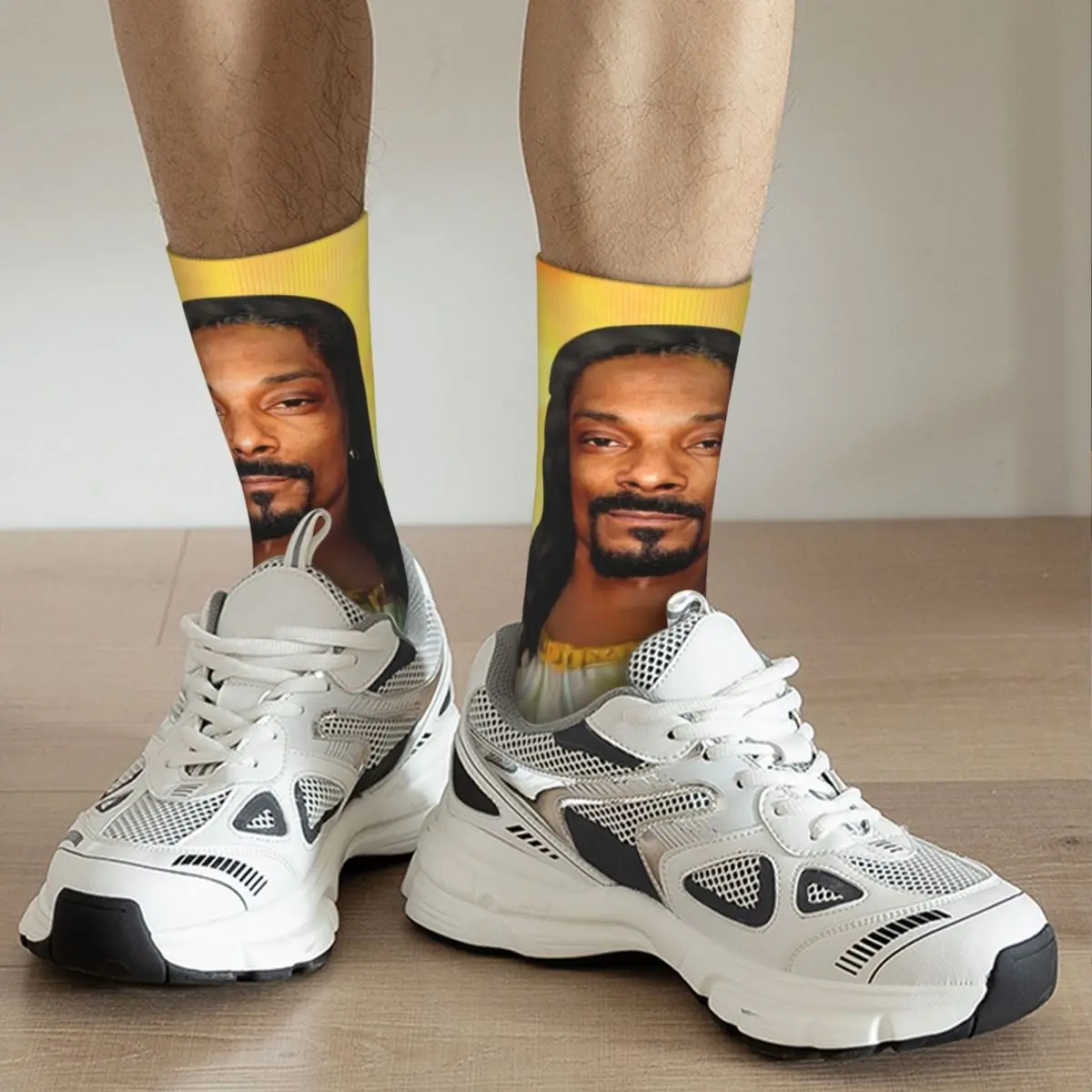 Fashion Male Men Socks Casual Saint Jesus Snoop Dogg Sock Sport Women Sock Spring Summer Autumn Winter