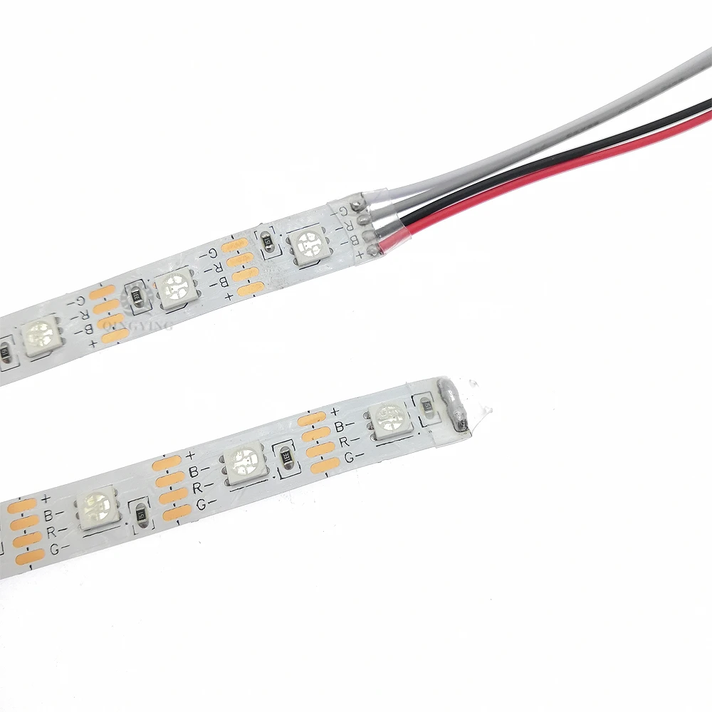 1 Meter Chandelier RGB LED Strip SMD5050 Chip 10mm Width 50LED / meter 220-260mA Constant Current Flexible Light Tape For Repair