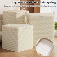 30/110/150/220L Portable Large Capacity Clothes Quilt Storage Bag Dust-proof Toy Home Moving Storage Bag Wardrobe Accessories 1