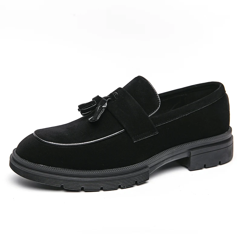 Hot Selling Soft Soled Comfortable Loafers Europe America Massage Soles Men's Commuting Work Shoes Party Men's Formal Shoes