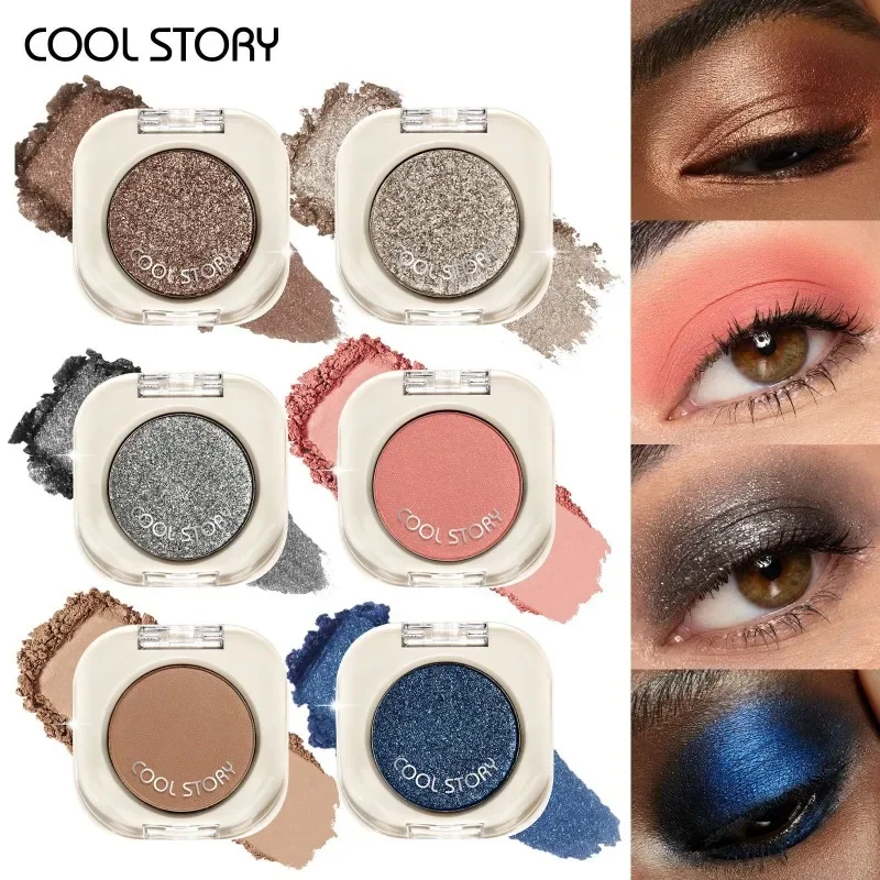 Eyeshadow Palette - Matte & Shimmer Nude Colors, Multi-Use Makeup Palette for Eyes & Face, Smooth Formula, Long Lasting Pigment - 2