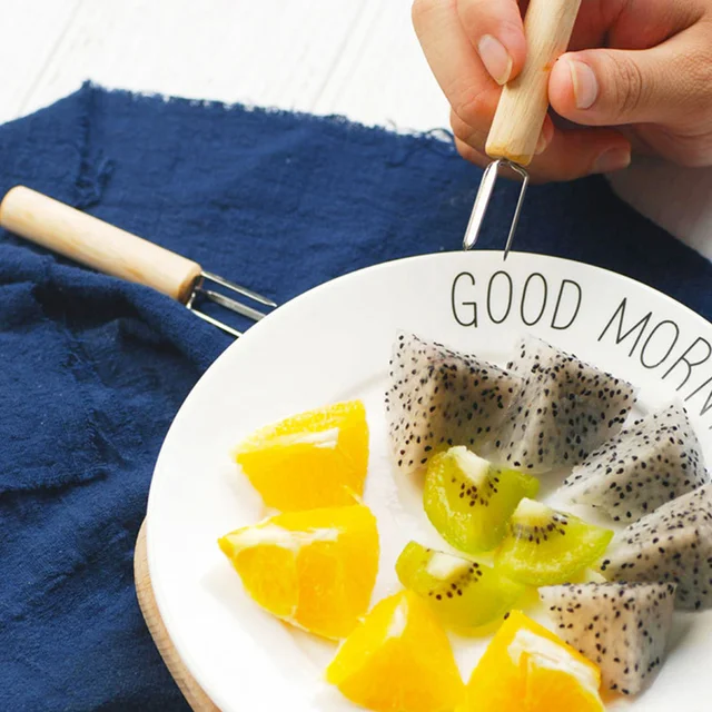 4 Db Fém Villák Kukorica Nyárs Tartó A Cob 10X1,5 Cm -Es Bbq Főzési Szerszámok Rozsdamentes Acél Barbecue Hús - Image 3