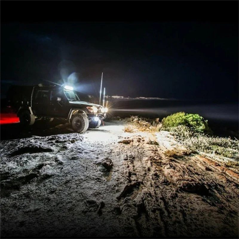 84W 28LED Auto Arbeit Licht Hohe Helle Scheinwerfer Offroad Automobil Lkw Fahren Nebel Scheinwerfer DRL Fahren Aluminium Lampe 12V – Detail 6