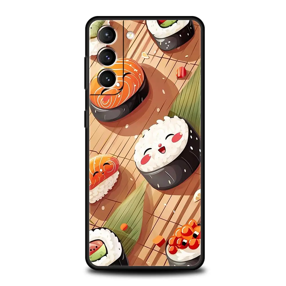 Adorable Cartoon Sushi Soft TPU Phone Case Cover