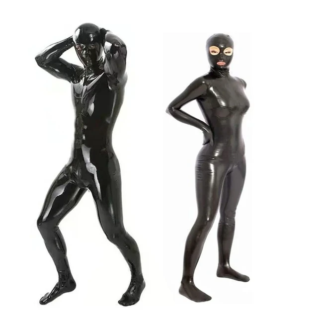 Sexy Specular luster Full Body Cover Bodysuit Adult Latex Catsuit Exotic  For Men and Women Gay cosplay transgender Crossdresser - AliExpress