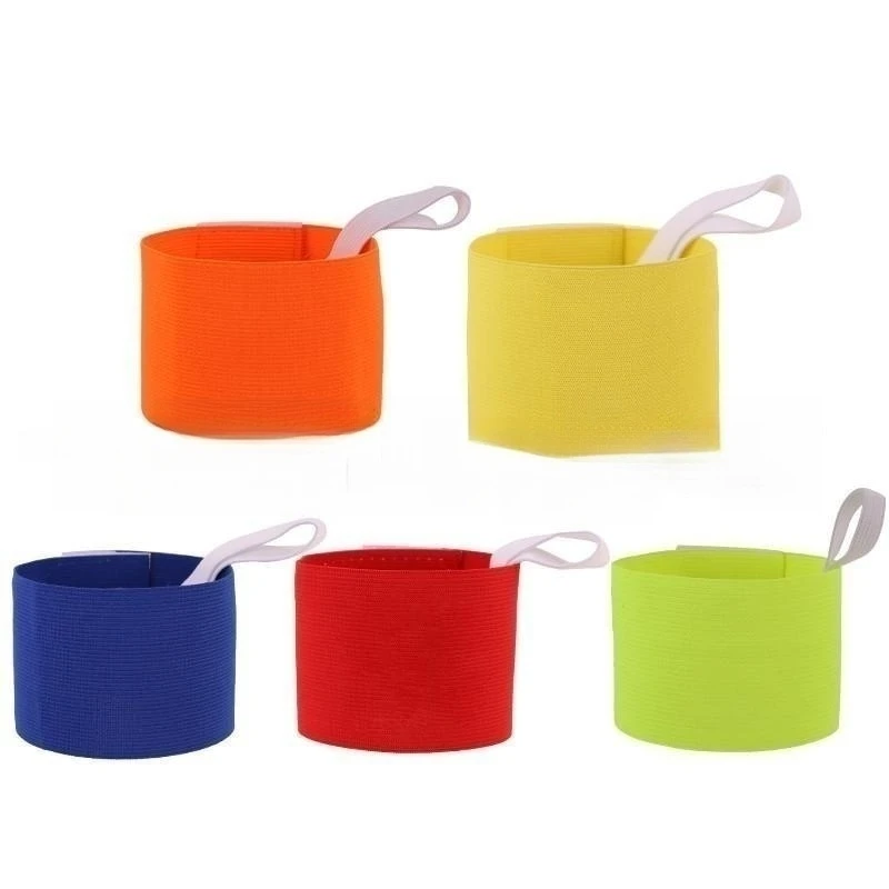 

2 Pcs Team Unit Anti Offset Strap With Elastic Armband Outdoor Adjustable Team Sports Groups Soccer Armbands Fitness Logo Kid