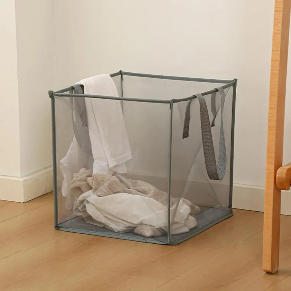 

Laundry Bag Square Lightweight Dirty Clothes Sundries Toys Storage Bag Collapsible Laundry Storage Bag Bathroom Supplies