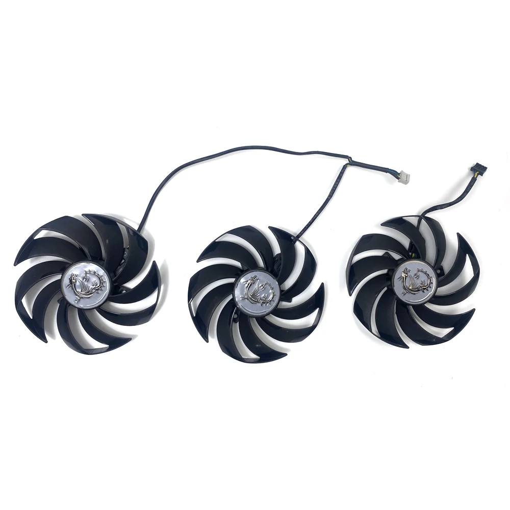 Ventola Di Raffreddamento Fai Da Te 95Mm Pld10010S12H Dc12V 4Pin Ventola Della Scheda Grafica Per Msi Geforce Rtx4070 4070Ti 4080 4080Ti 4090 4090Ti S