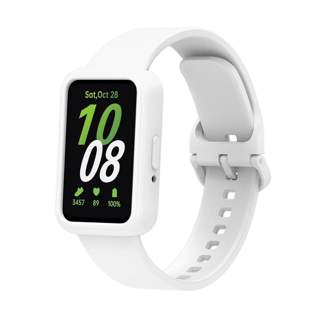 Silikonarmband + Schutzhülle für Samsung Galaxy Fit 3 Fit3 SM-R390 Armband Armband Smartwatch Band – Detail 6