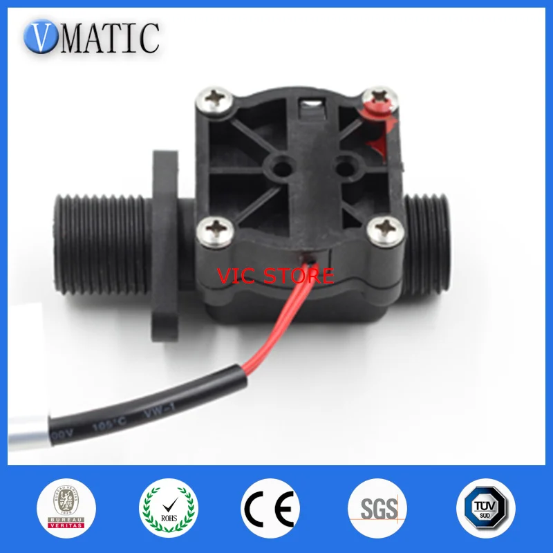 High Quality G1/2" Fuel Meter Gps Differential VC678 Electronic Reed Sensor Plastic Magnetic Water Flow Switch