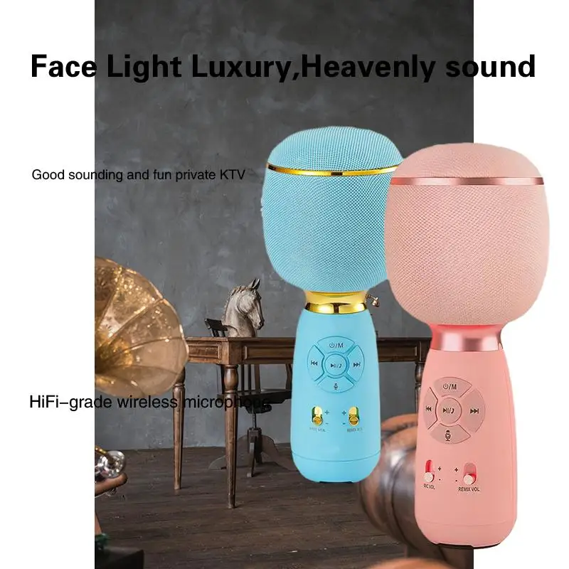 

Experience the Ultimate Home KTV with Ws 1885 Bluetooth Speaker and Integrated Microphone - Your Perfect Entertainment Companion
