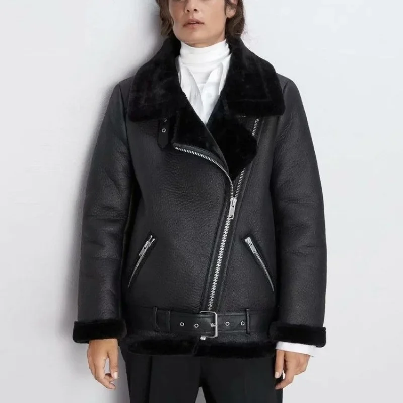 zxryxgs-elegant-temperament-premium-soft-pu-leather-coat-lapel-collar-long-sleeved-diagonal-zipper-motorcycle-jacket-winter-coat