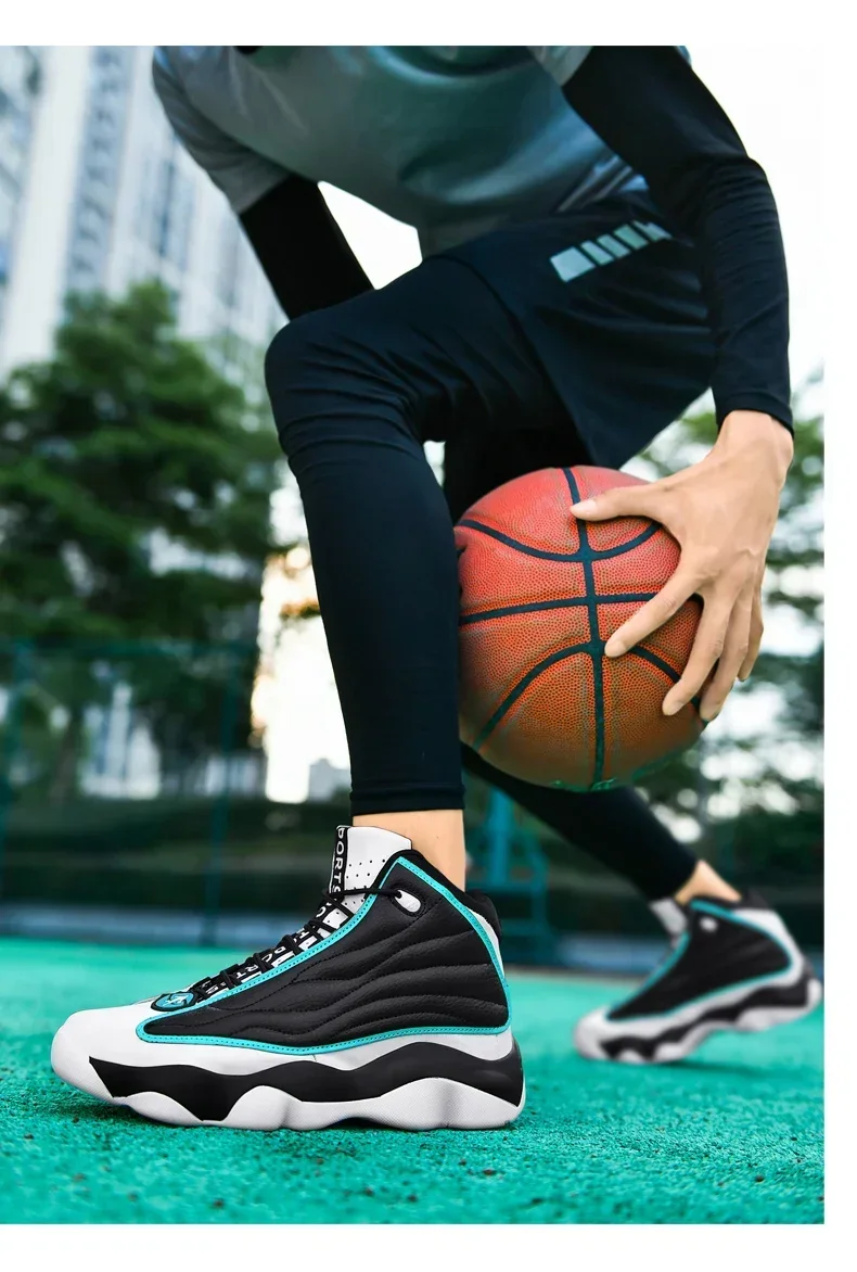 2025 Winter High Quality Men's Basketball Sneakers Boys Basketball Shoes High Top Non-slip Outdoor Sneakers Coach Ladies Summer
