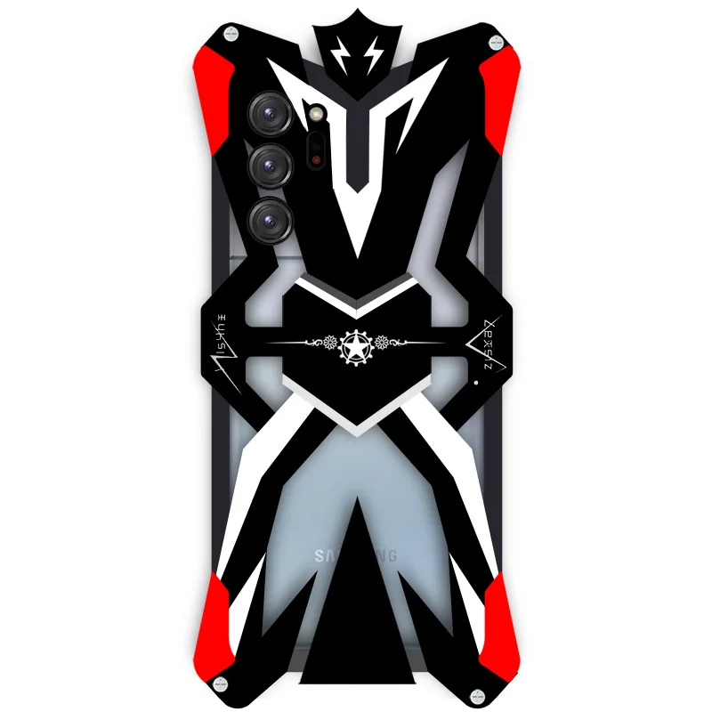 Original Zimon Luxury Thor Heavy Duty Armor Metal Aluminum Mobile Phone Case For Samsung Galaxy Note 20 Note20 Ultra Cover Cases