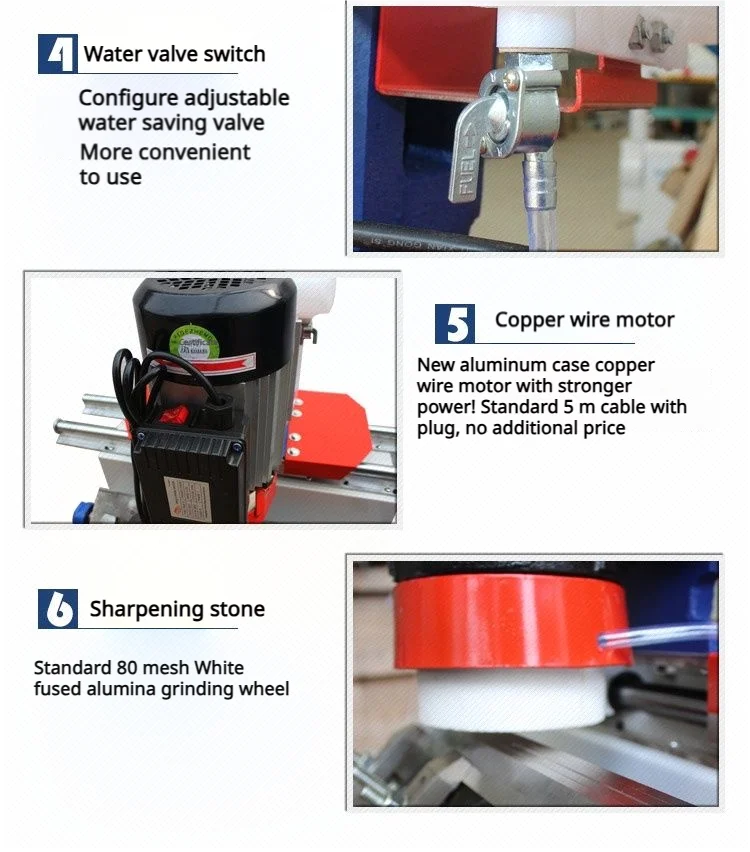 High Precision MF600 Linear Electric Knife Grinding Machine Industrial Grade Uni