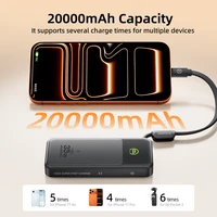 【CCC】MOVESPEED P20 Batterie externe en forme de lame 20000mAh 35W Charge rapide Powerbank Chargeur externe pour iPhone 17Pro Samsung 3