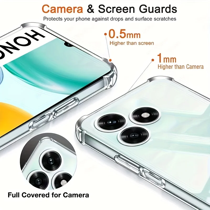 Crystal Clear Silicone Phone Case - Premium Transparent Protection