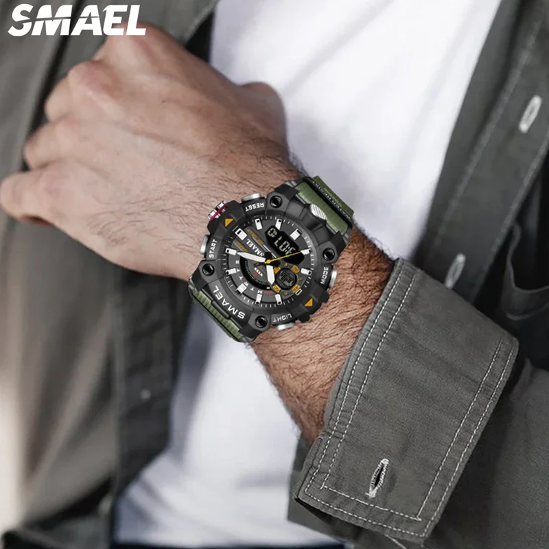 SMAEL 8040 Sports Waterproof Alarm Clock Multi functional Electronic Watch Fashion Electronic Watch Student Outdoor 4