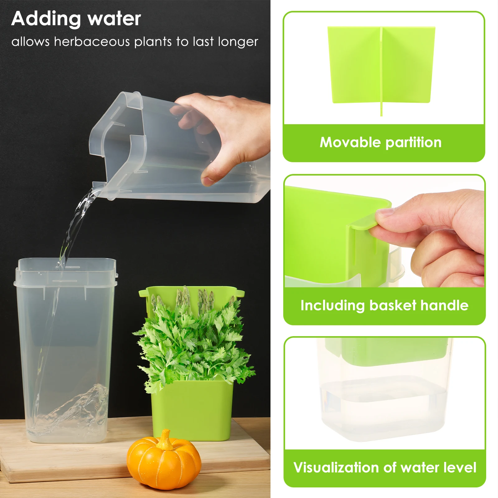 Herb Saver for Refrigerator 6