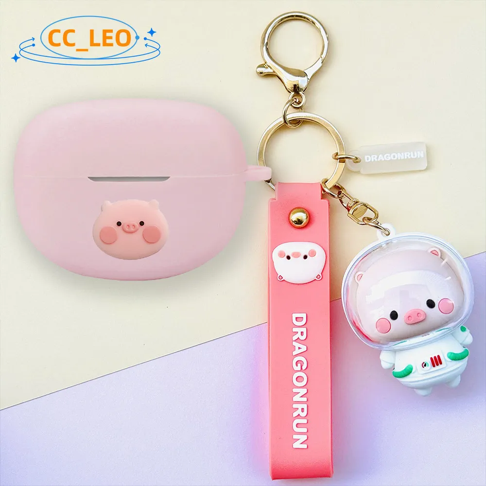 Per Bose Custodia Per Auricolari Ultra Aperta Custodia Morbida In Silicone Con Ciondolo Portachiavi Con Cordino Carino Bose Custodia Protettiva Per Au