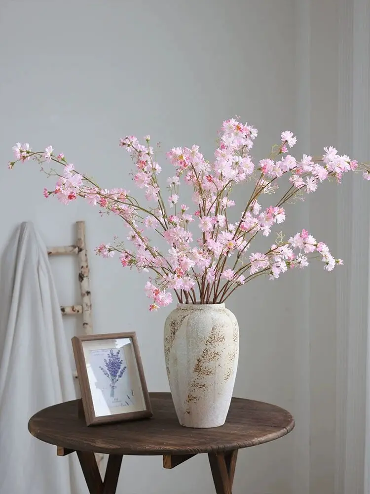 

INDIGO-Artificial Cherry Sakura Flower, Домашний декор, Вечеринка, Украшение стола, Шелк, Свадьба, Высокое качество, 100 см