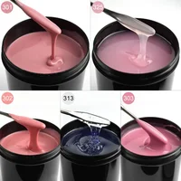 Self Leveling 8 oz  225 g Extension French Nails 25 Colors Soak Off UV LED Varnishes Camouflage Nail Gel Tips Topcoat 2