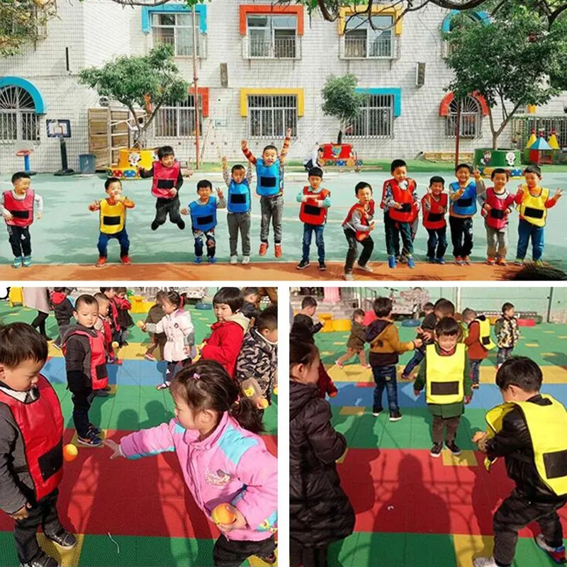 Outdoor Sport Game Props Vest Sticky Jersey Vest Game Waistcoat With Sticky Ball Throwing Toys For Children Kids Sports Toy