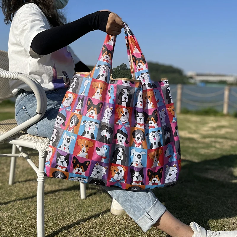 Reusable Folding Shopping Bag Reusable Large Shopping Bags Fashion