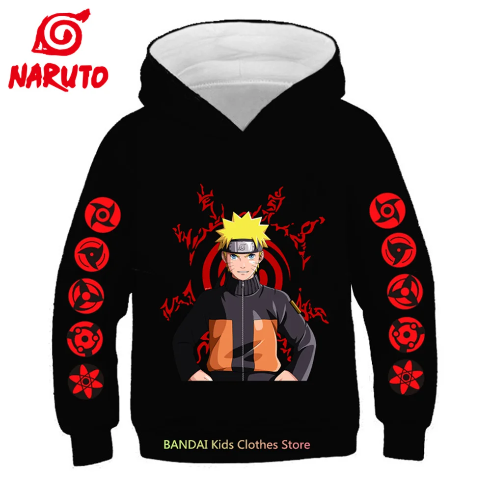

Children Naruto Hoodie Teenager Boys 2022 New Fashion Hoodie Autumn Casual Hooded Sweatshirt for 3-14 year olds 2023 New