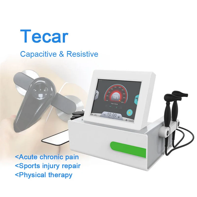 

448K Smart Tecar Physical Therapy RET CET Physiotherapy Deep Heating Diathermy Pain Relief Rehabilitation Weight Loss Machine