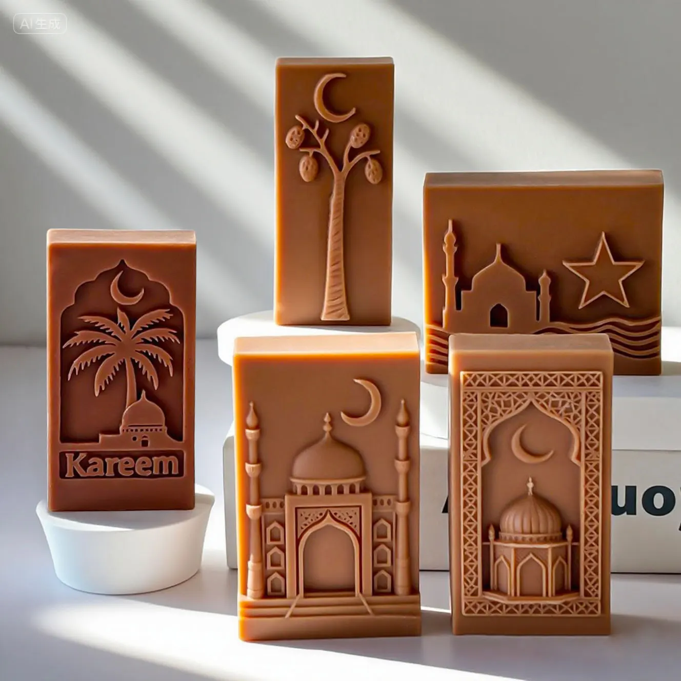 Star & Moon Ramadan Silicone Mold 1