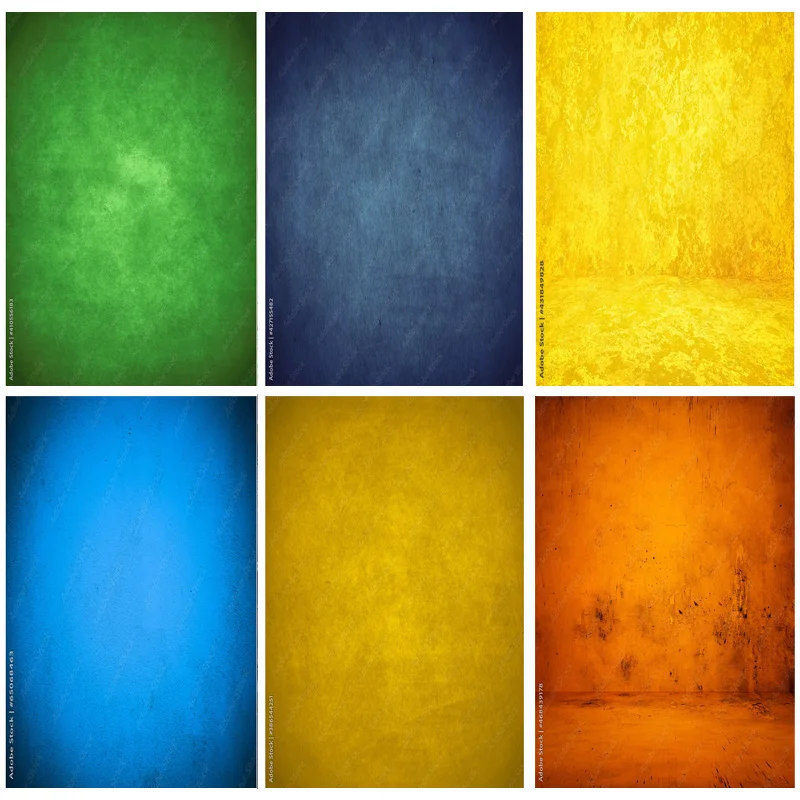 

SHUOZHIKE Abstract Vintage Photography Backdrops Solid Color Gradient Portrait Photo Backgrounds Studio Props EY-03