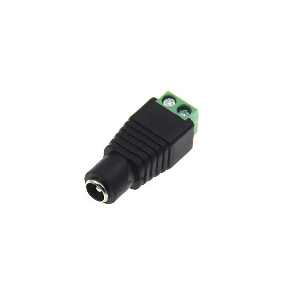 5 Pairs Green Terminal Push-Button DC Power Plugs