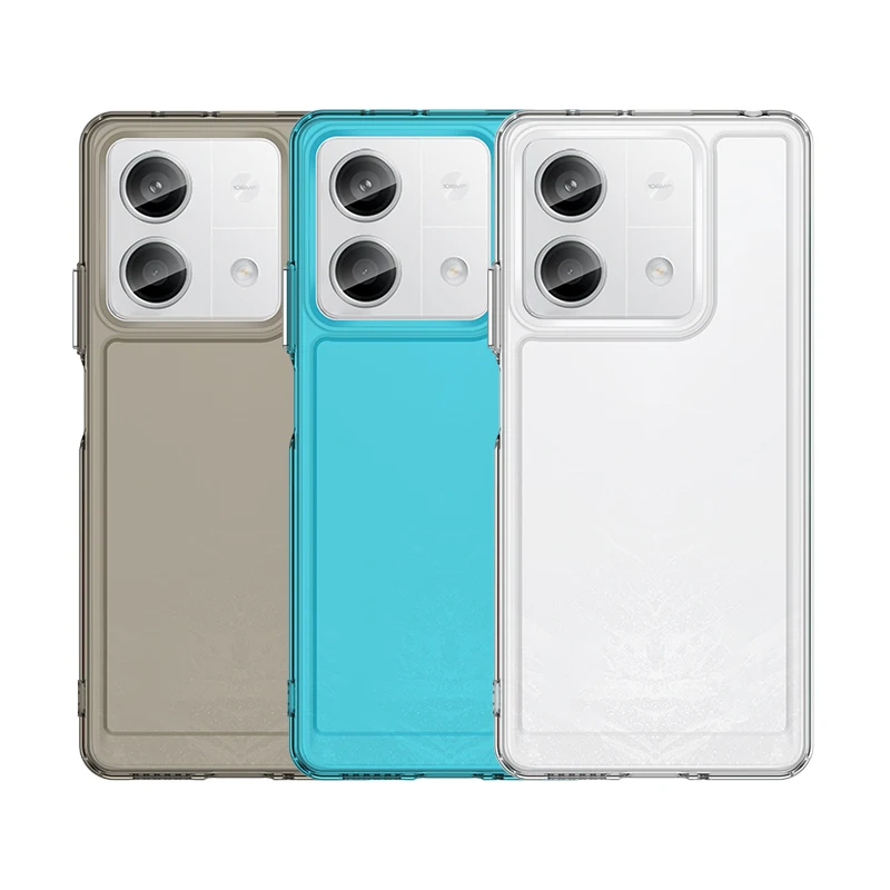 

Clear Case For Redmi Note 13 5G Cover Redmi Note 13 Fundas Coque Transparent Shell Soft Flexible TPU Bumper Redmi Note 13
