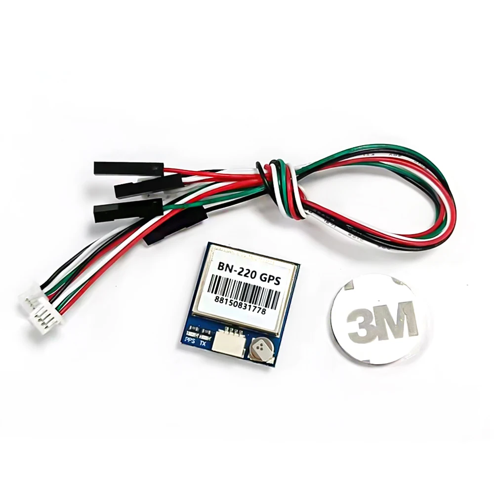 Lot économique de modules GPS BN-880 BN-220 pour drone FPV, trois pièces alignées sur fond blanc.