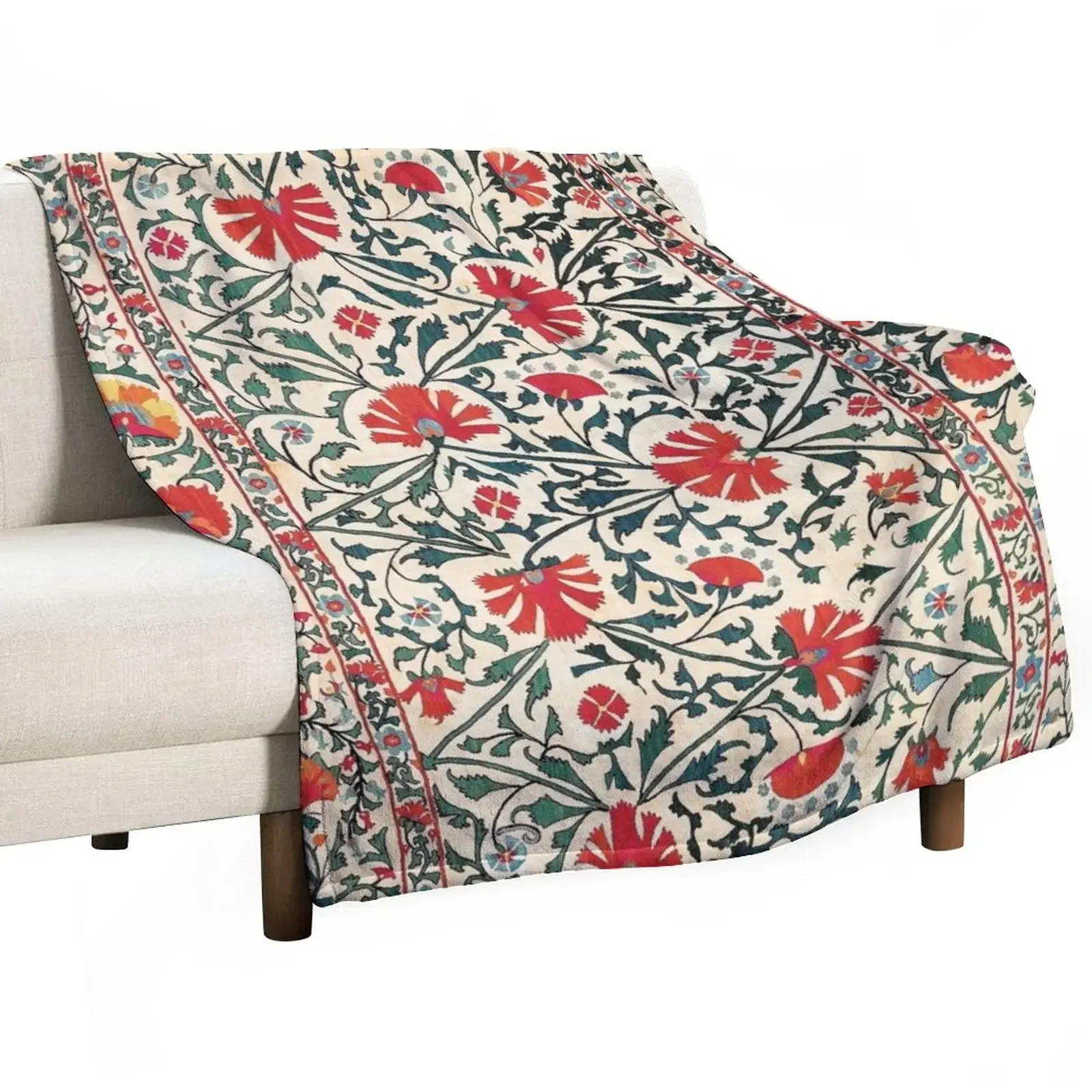 

Vintage Bohemian Suzani 26 Throw Blanket christmas decoration Large Summer Beddings funny gift Blankets