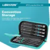 Libraton 8PCS Magnetic Nut Driver Set Metric Long Nut Drivers Impact Drill Long Shank Nut Driver Bits Hex Shank Long Power Bits 6