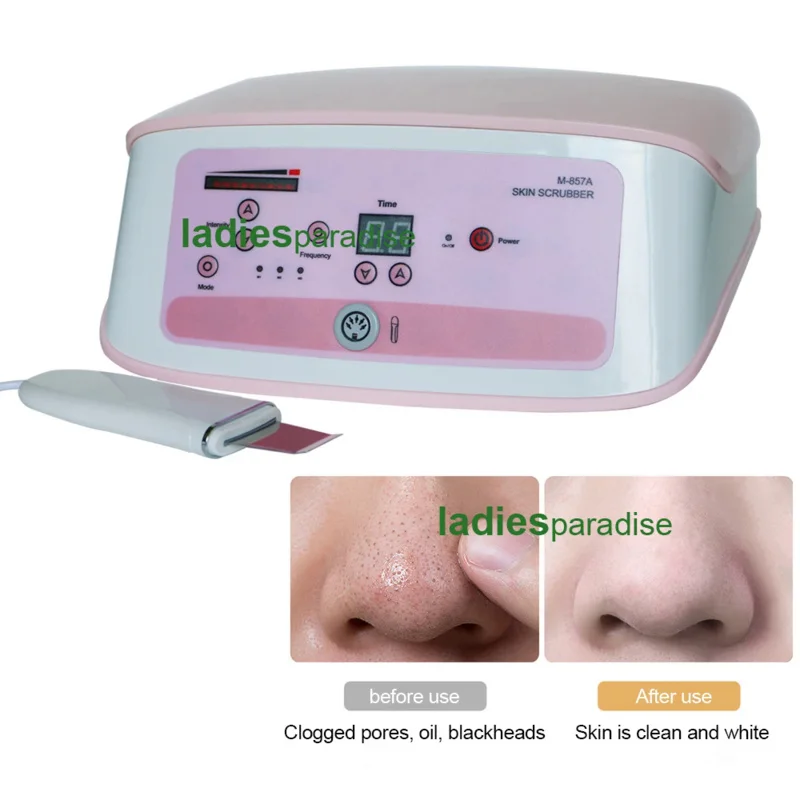 Powerful Ultrasonic face Skin Scrubber Blackhead Acne spots Removal Facial Dirt Peeling Cleaner Beauty Care Spa lifting massager