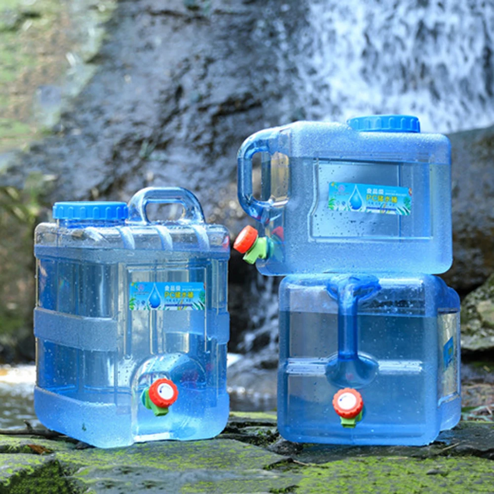 Water Container Tap Camping Portable Water Tank Camping 18/20/22l Large Capacity Aliexpress