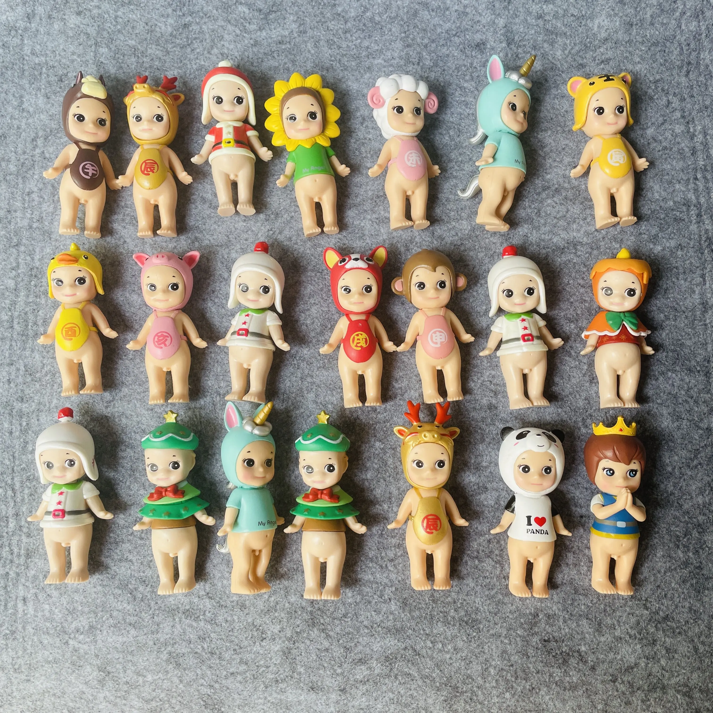 8Pcs Jupiter Love Happy Angel Nake Body Baby Cupido Kewpie Doll Pvc Figure Limite Toy Gift For Kid Boy Girl Child