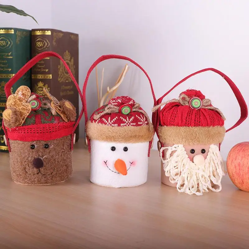

Christmas Drawstring Gift Bags Loose Rope Handle Doll Bags with Drawstring, Christmas Gift Bags for Your Gift-Giving Needs