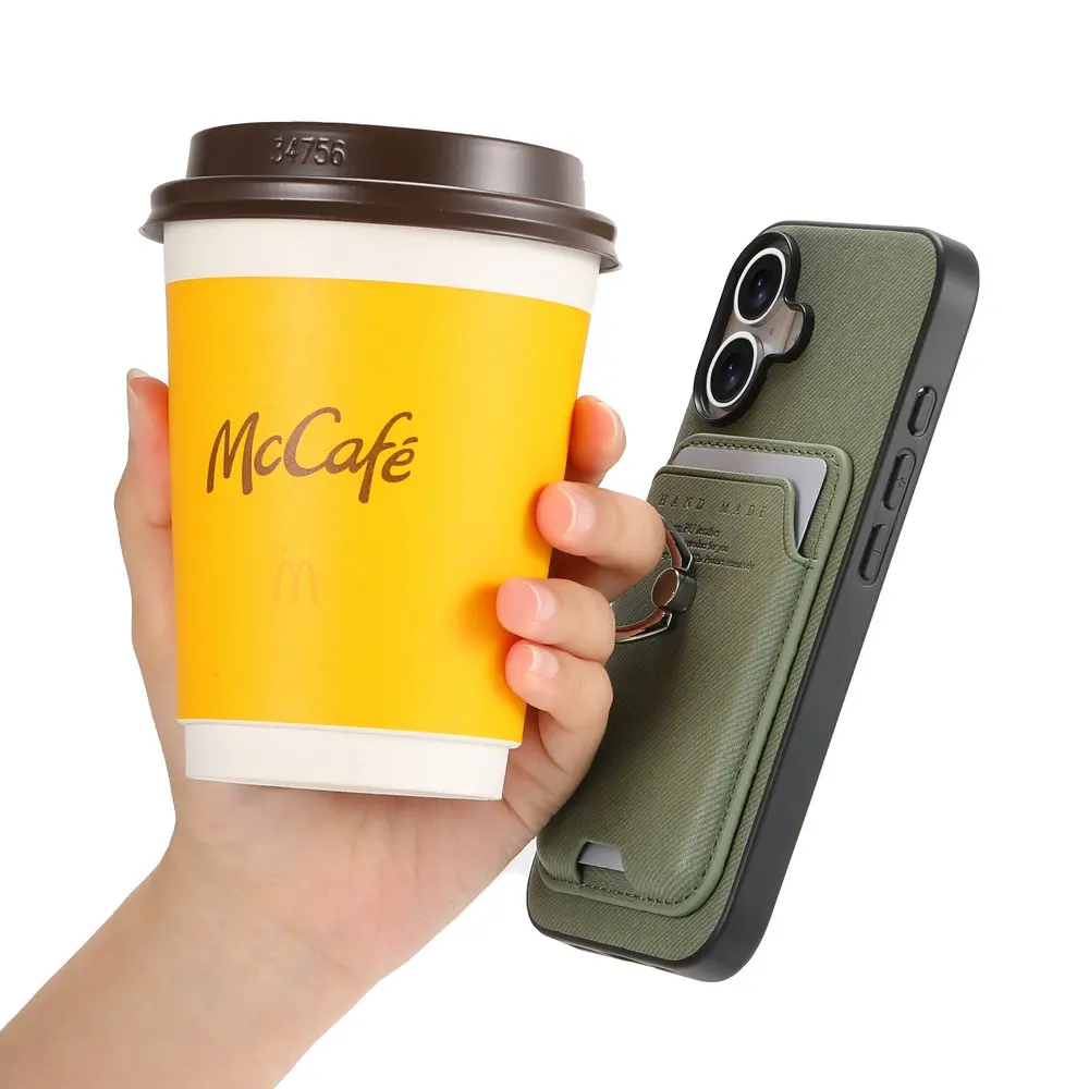 Luxury 2-in-1 Detachable Leather Case with Magnetic Card Cover
