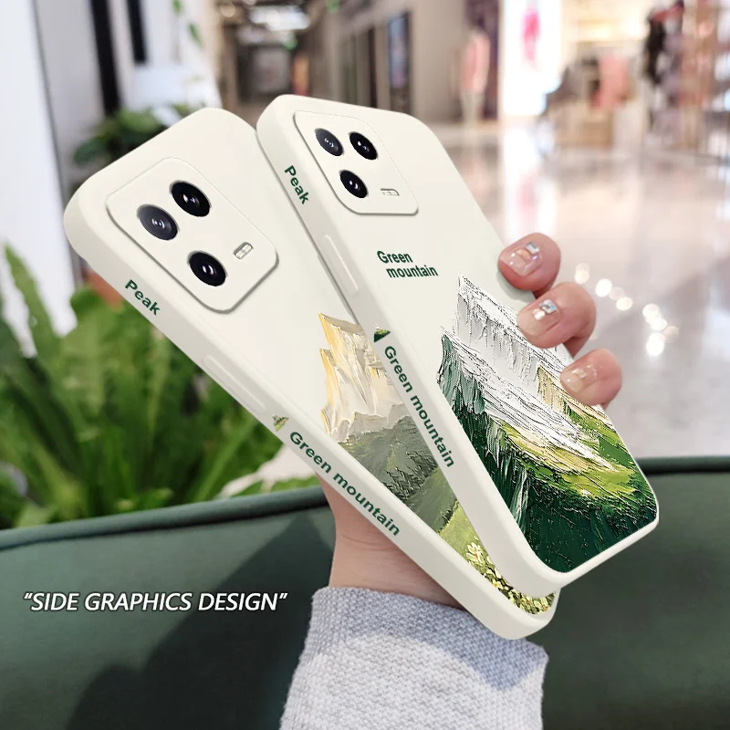 Artistic Elegance Liquid Silicone Phone Case