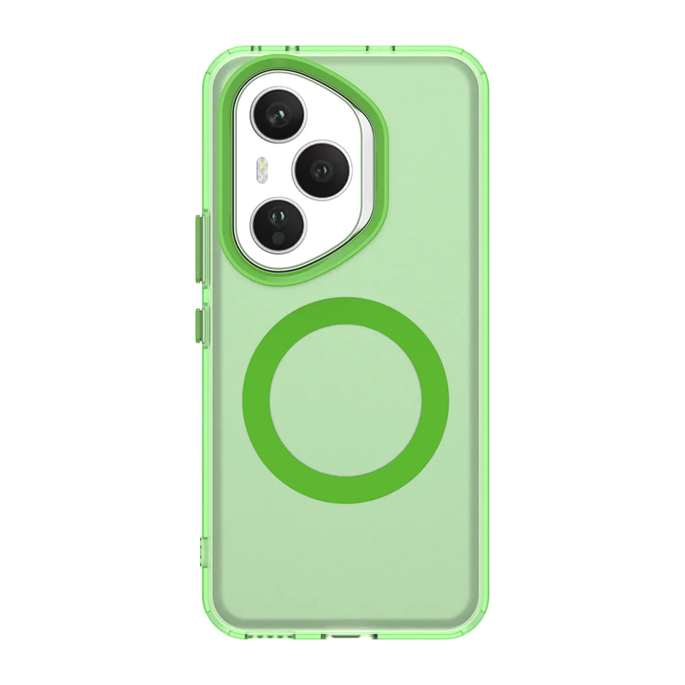Luxury Armor Shockproof Magnetic Wireless Charging Matte PC Case