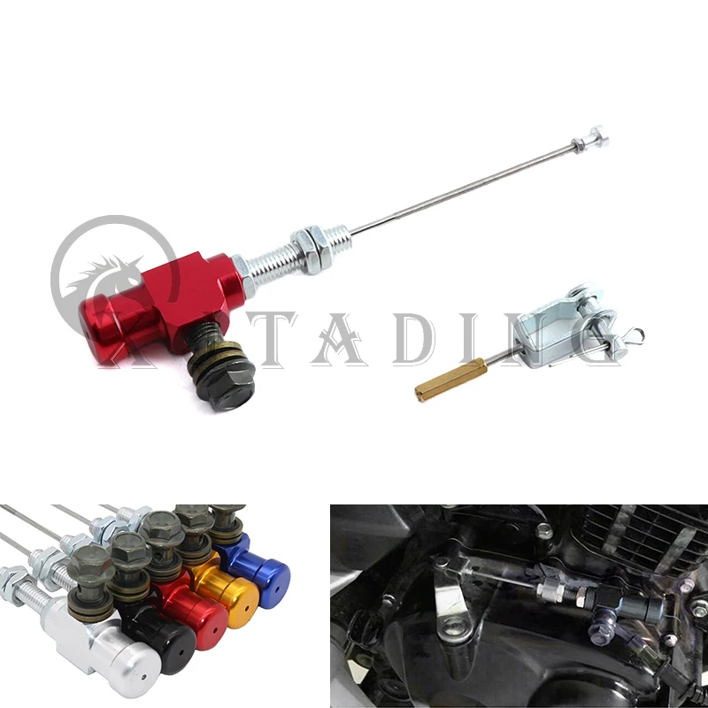 

Motorcycle Hydraulic Clutch Master Cylinder Rod Brake Pump M10x1.25mm CNC Aluminum for Pit Dirt Bike Motocross ATV Quad