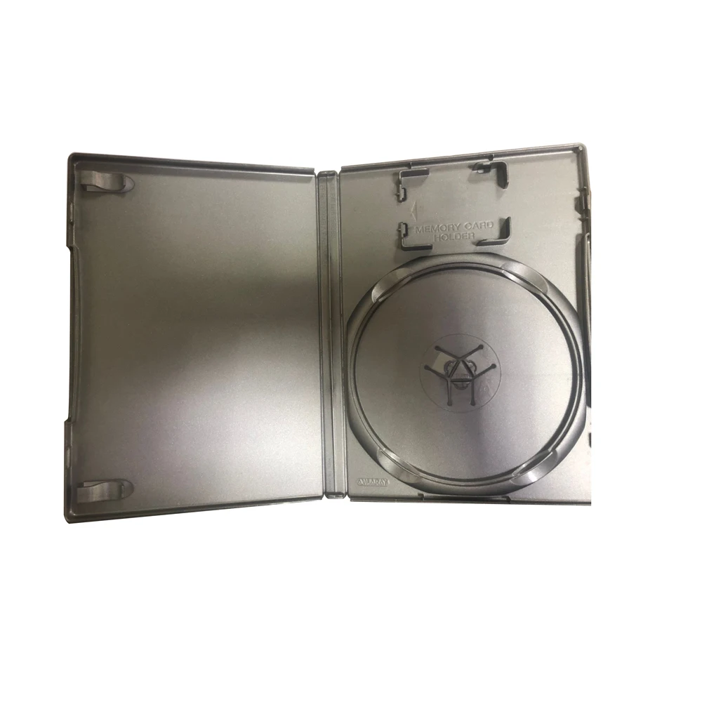 Scatola Di Ricambio Di Protezione Per Ps2 Cd Memory Card Storage Display Box Scatola Protettiva Argento Nero